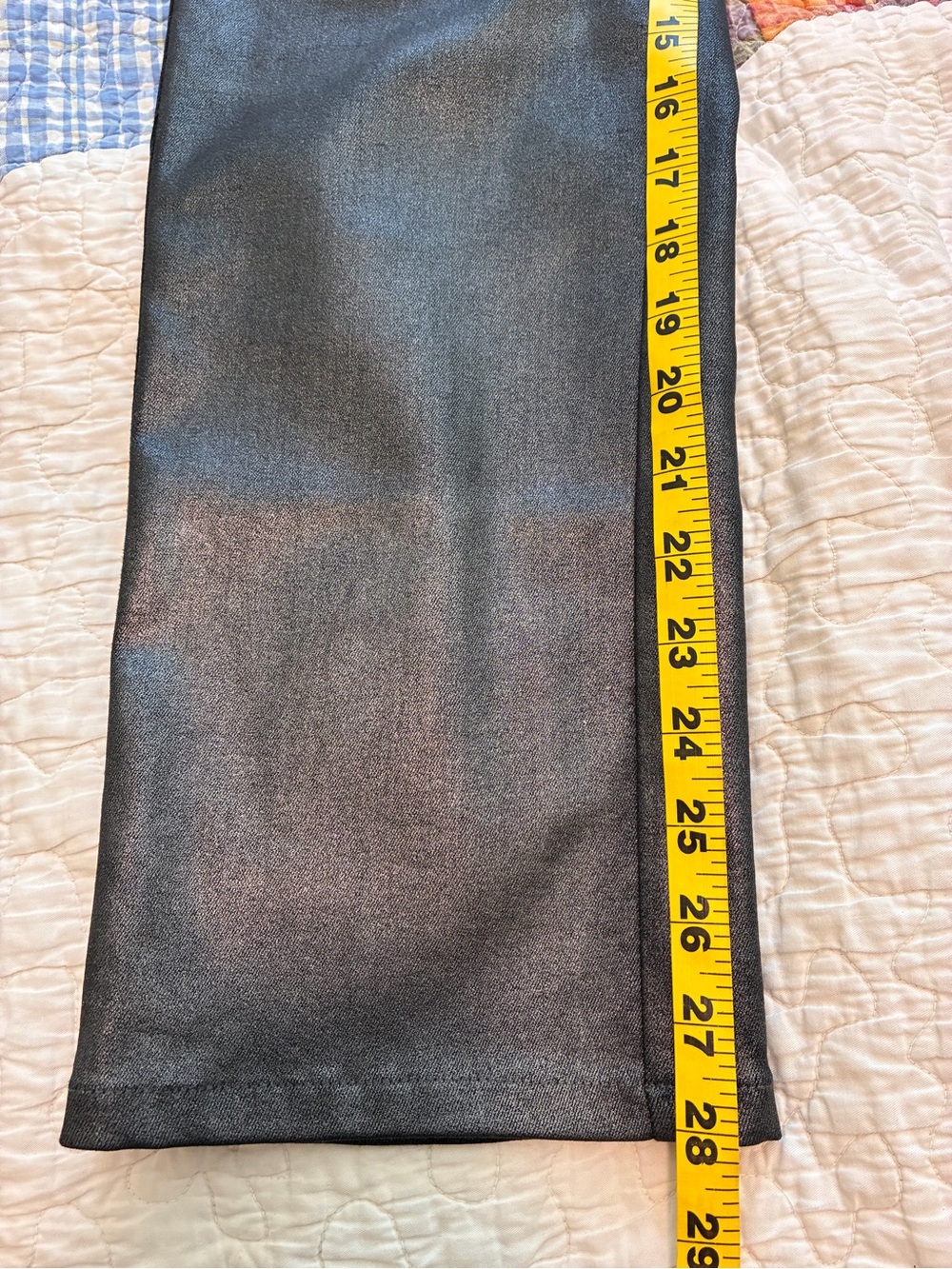 7 for All Mankind Metallic Slim Jeans - Picture 11 of 16